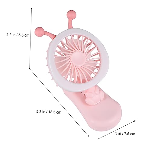 VENTILATEUR USB ELAYARD MINI Portable Rose pour Femmes et Usage Bureau-Voyage