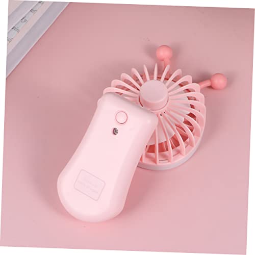 HOLIDYOYO Ventilateur Rechargeable USB Lumineux Mini Portable pour Femmes - Design Compact pour Bureau et Extérieur