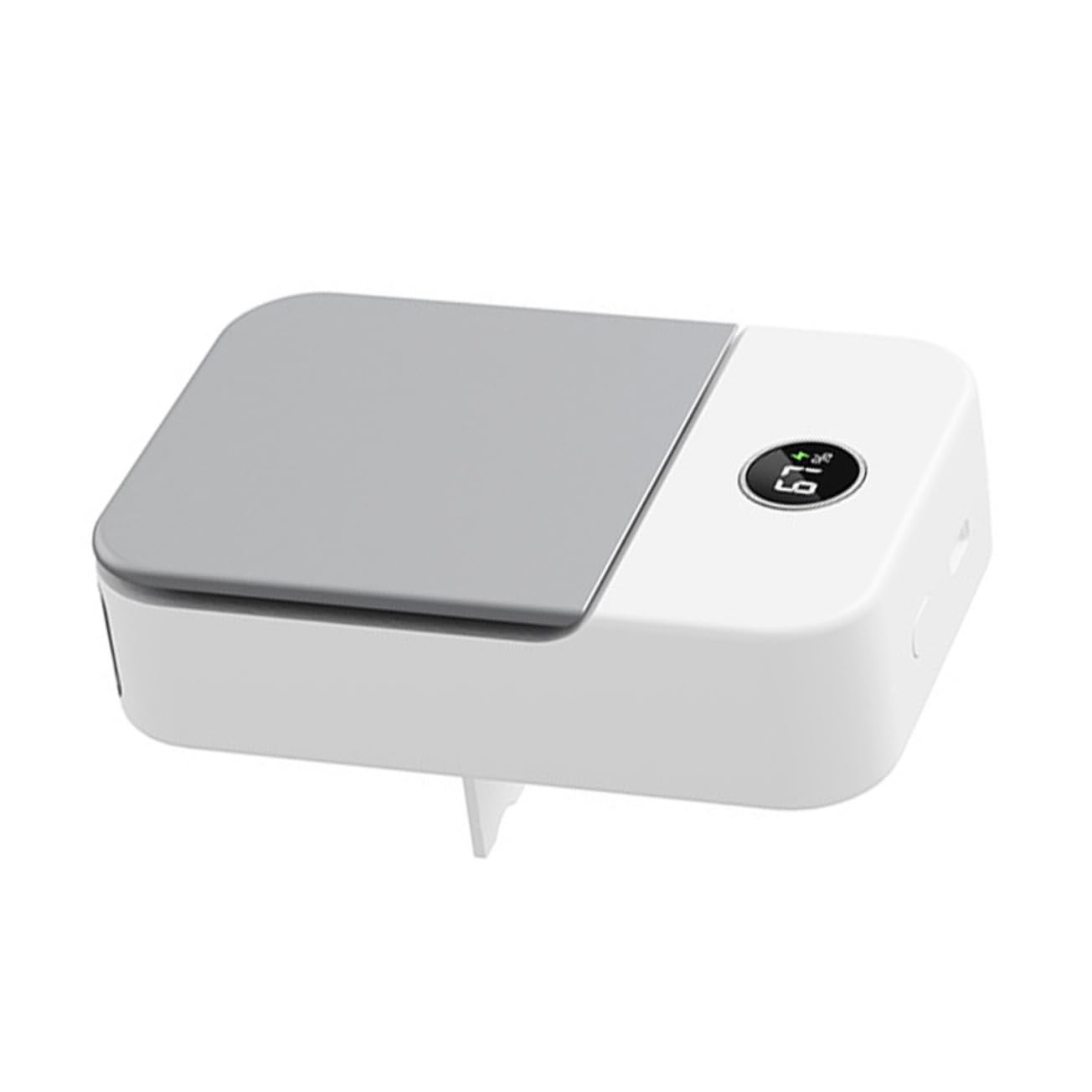 KICHOUSE Ventilateur de Cou Silencieux et Rechargeable pour Voyageurs et Sportifs en Plein Air