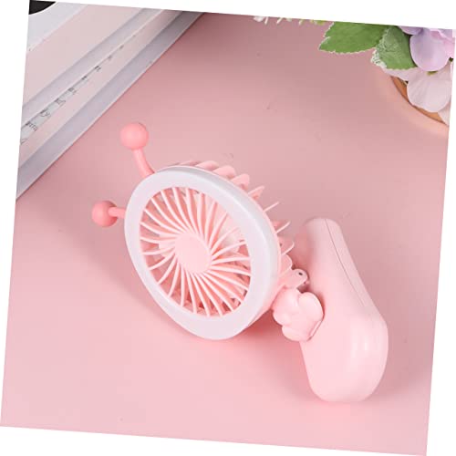 MUELODSIC Mini Ventilateur USB Rechargeable - Portable et Lumière Inclus - Idéal pour Bureau, Maison et Extérieur - Cade