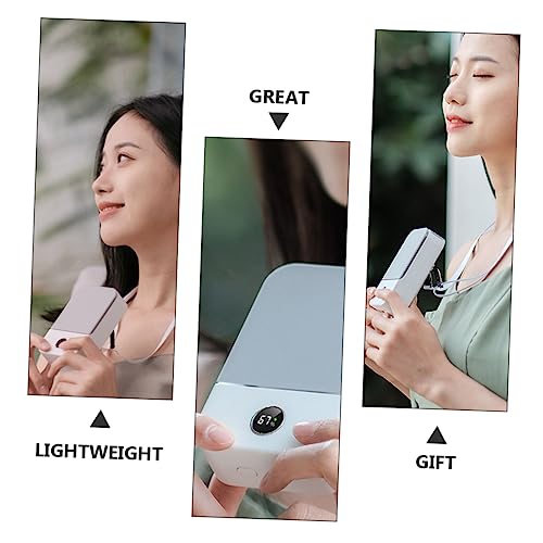 MUCKLILY Ventilateur USB Rechargeable Silencieux Portable pour Bureau et Maison Activités Extérieures