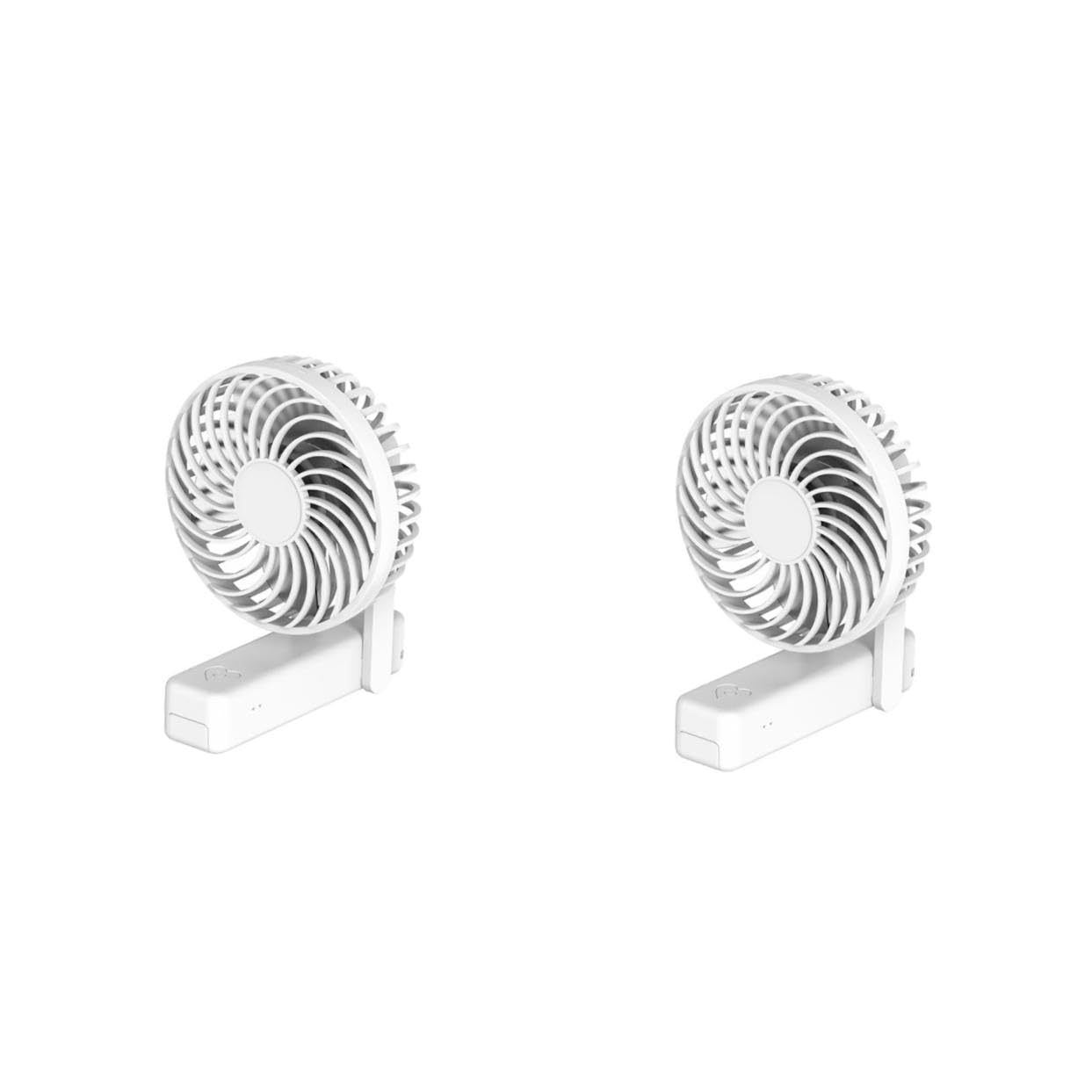 Ventilateur de cou pliant Luxshiny - Petit et portable - Idéal pour les femmes et les hommes - Été et voyage - Ventilate