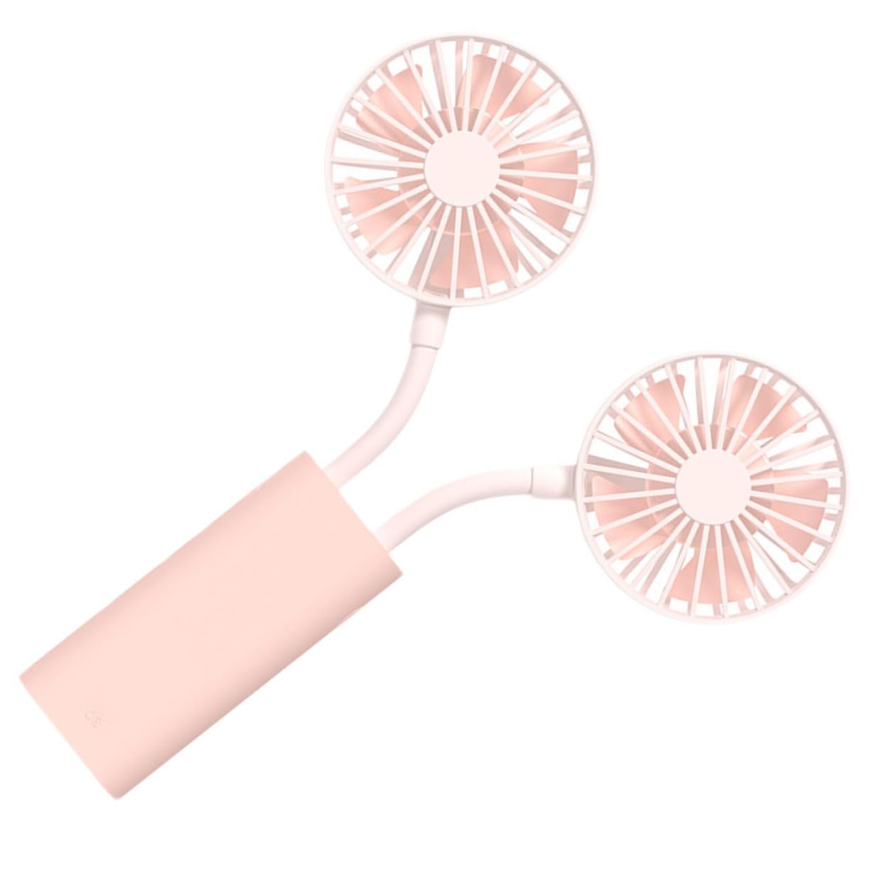 Holibanna Ventilateur de Bureau USB Rechargeable pour Maison et Bureau Design Rose