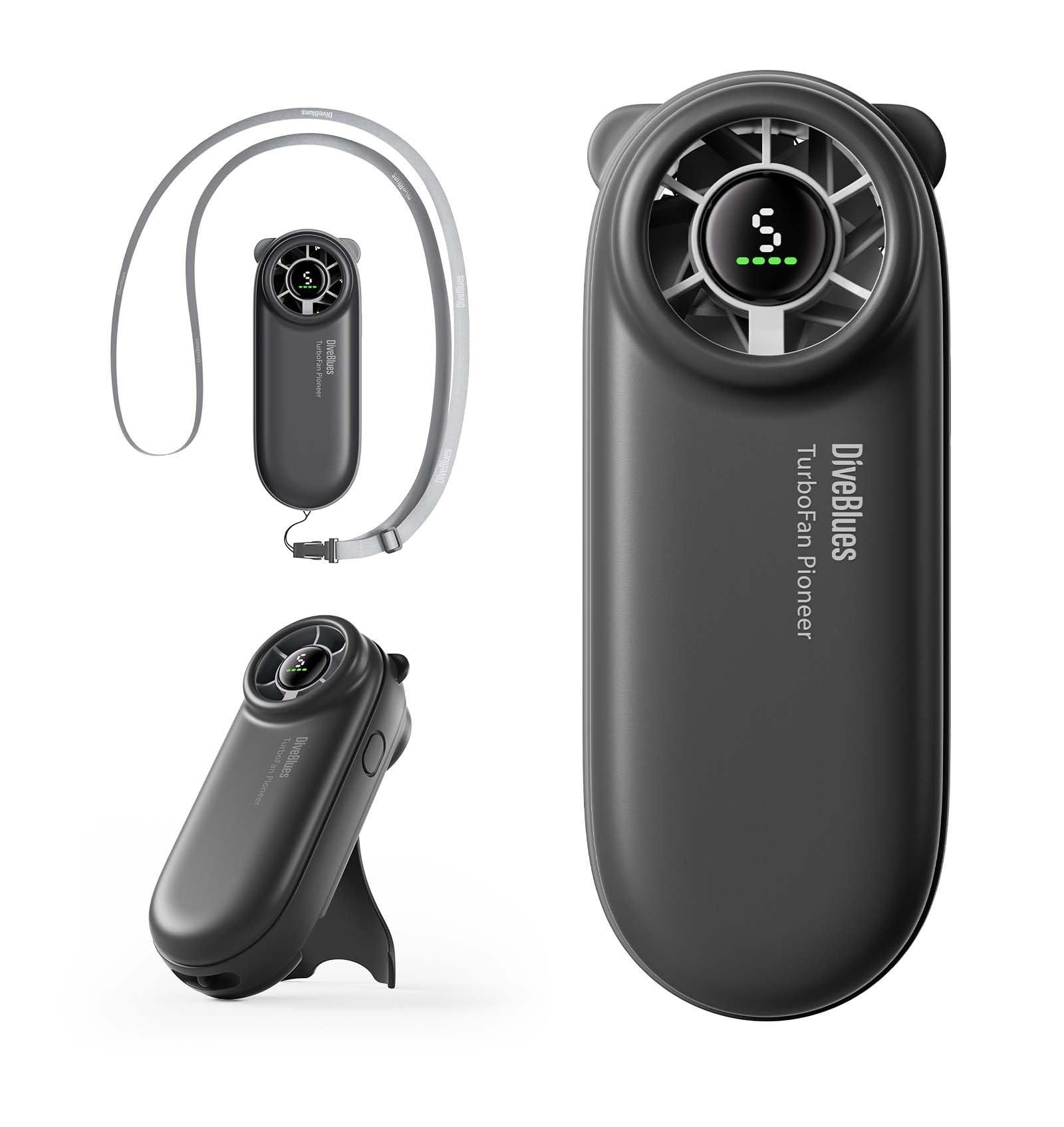 Ventilateur Portable Diveblues Mini, Autonomie 16H pour Femmes et Voyage